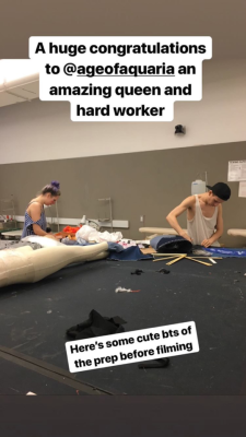 nicolekidmansgrinchhands:  goticoluna:Special thanks to Hana for letting us see some of the behind the scenes of this process  This was actually really cool to see, at the start of the season I thought all Aquaria did was hit up designers and wear their