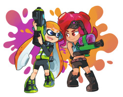 gomigomipomi:  I love fighting the Octolings. I know the spotlight for Splatoon is its multiplayer mode but I think the single player mode deserves some love too. I love it just as much as the online battles. Also the Octoling’s designs are cool.EDITED: