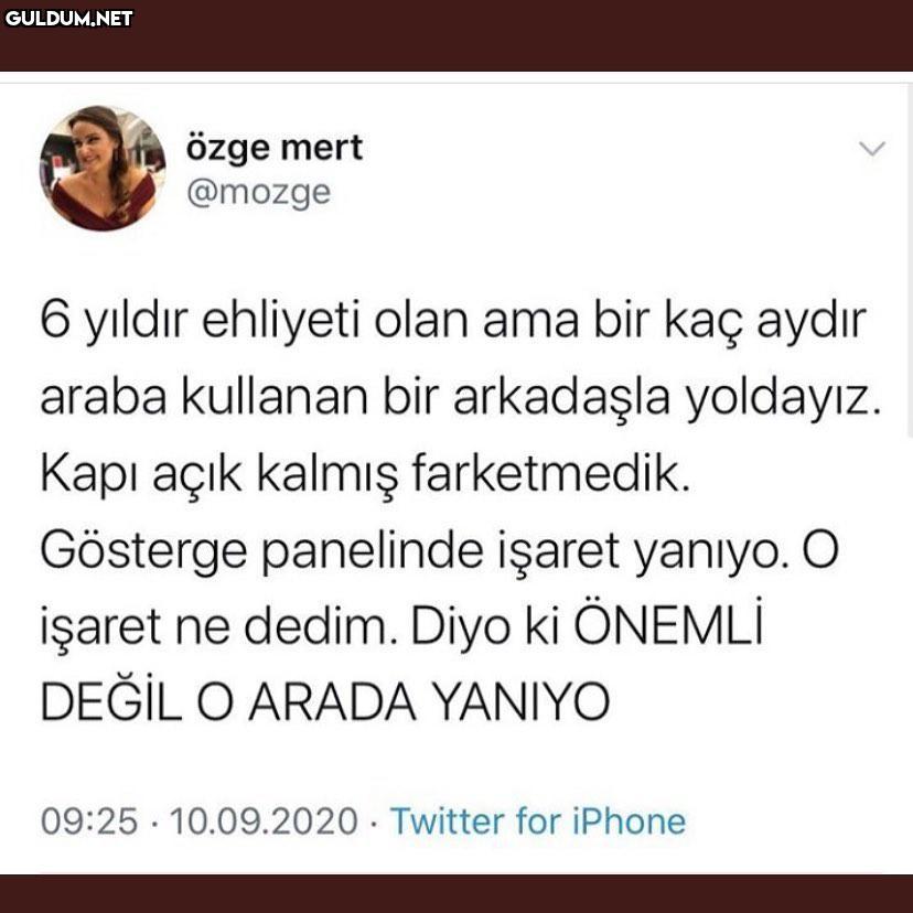 Acemi şoför terörü :D özge...