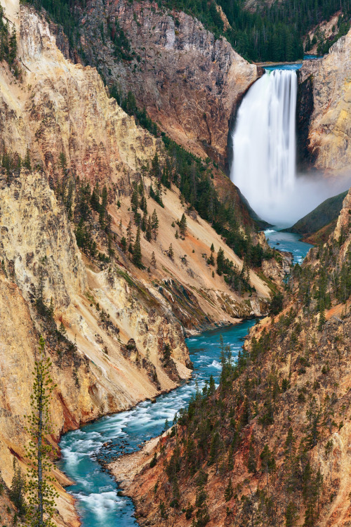 acracies:Yellowstone Fall by Chung Hu 