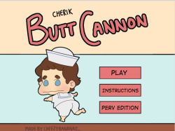 cheezybananaz:  I made a flash game ehehe. I’m experimenting with a bunch of things right now. Anywaaay, please play it and tell me if it works! It’s pretty plain and basic but you get to poke Charles in the butt with a cannon wheeeeeeeeeee! Feedback