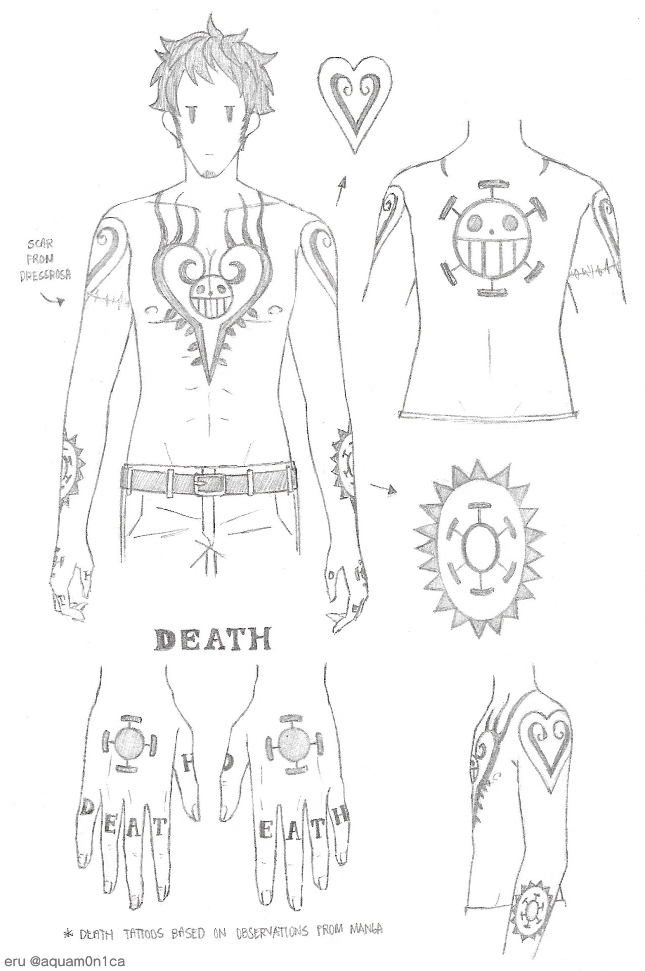 101 Amazing Trafalgar Law Tattoo Designs You Need To See 