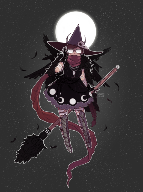 missusruin: Compilation post of all 10 witchsona commissions I did for last month. (•̀o•́)ง 