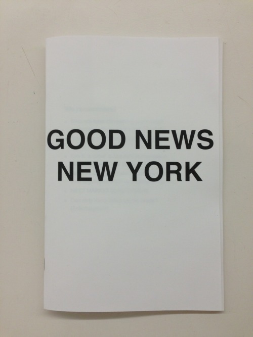 matthewkenny:  The ‘We Recommend’ Poems  at the Papercuts booth in  The NY Art Book Fair