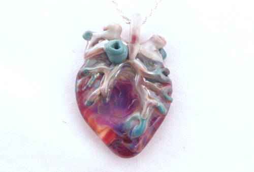 mymodernmetselects:  Anatomical Glass Jewelry is a New Way to Give Someone Your Heart 