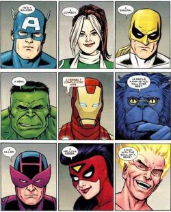 roguevsrogue:  How the Marvel Universe views