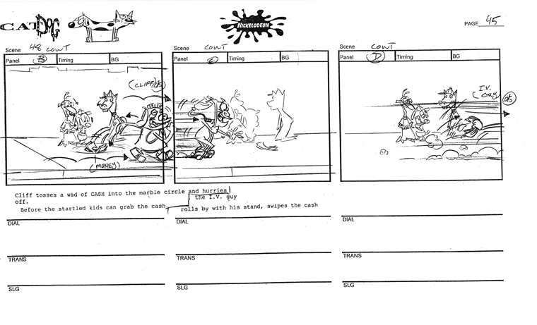 UNDER THE DOG Episode 0 Storyboard 絵コンテ集 UNDER THE DOG