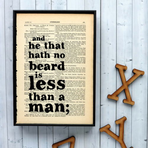 To show our support for Movember, here is a round-up of our favourite moustaches on Folksy. Print by