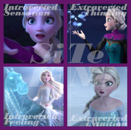 ELSA FROM FROZEN [ISTJ] “The Examiner”DOMINANT FUNCTION: INTROVERTED SENSATION [Si]This Queen is one