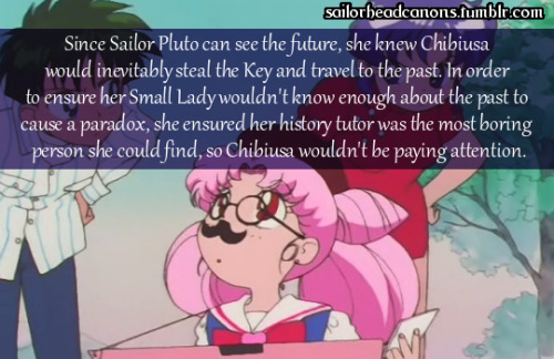 Since Sailor Pluto can see the future, she knew Chibiusa would inevitably steal the Key and travel t