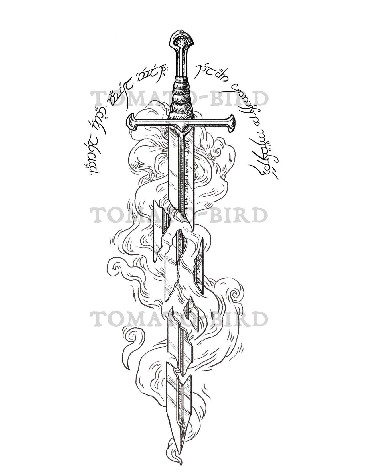 Narsil Sword Gifts  Merchandise for Sale  Redbubble