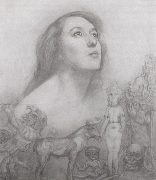animus-inviolabilis: The Bewildered Bacchante Austin Osman Spare 1929