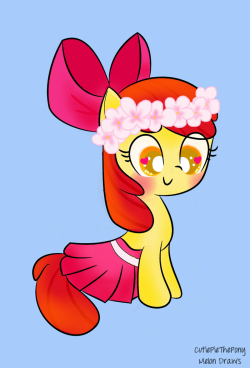 theponyartcollection:  Applebloom (collab