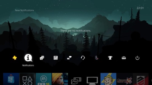 The Firewatch dynamic PS4 theme is pretty beautiful