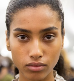 modelsof-color:  Imaan Hammam at Isabel Marant SS 17 Backstage
