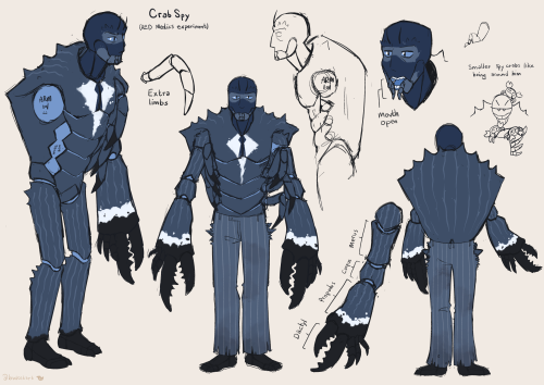 came up with this crab spy design a week or so ago n have been having some fun with doodling him!! 