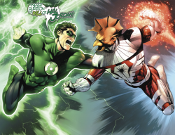 marvel-dc-art:Hal Jordan &amp; the Green Lantern Corps #49 - “Disrupted” (2018) pencil by Rafa Sandoval &amp; Sergio Davila ink by Jordi Tarragona color by Tomeu Morey