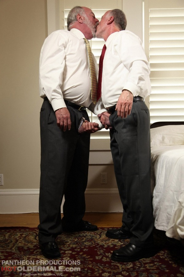 graypinstripesuit:  abueloscalientes:     These two are hot sex in shirt Tie 