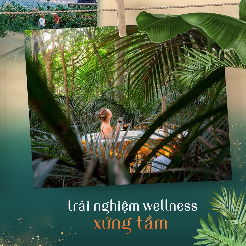 Khám phá tiện ích công viên Wellness Bãi Kem độc đáo tại Sun Tropical Village
