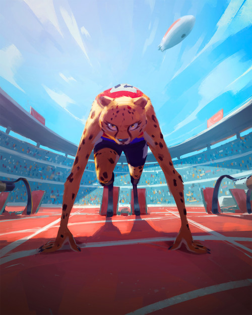 thecollectibles: Animal Olympics - Character Design Challenge by selected artists: Perry Allen, Wout