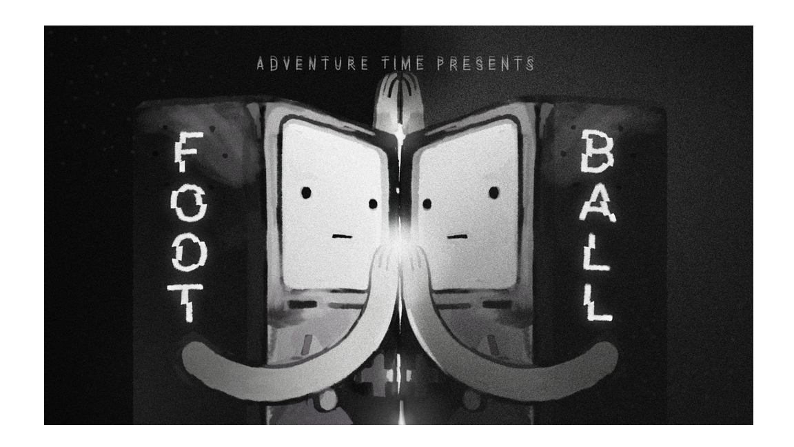 kingofooo:  Football - title card designed by Emily Partridge painted by Joy Ang