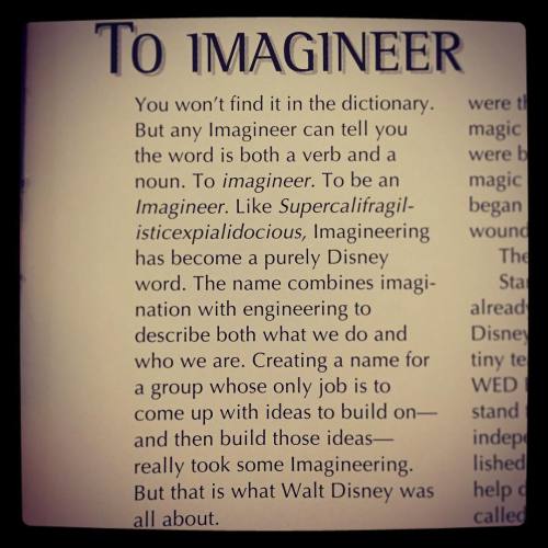 I love being an Imagineer!