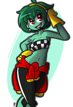 daclusia: Shantae month : Rottytops Rotty is the best. Please consider supporting me for more lewd art,  even 1$  per month grants you suggestion and voting privileges for what  conent i’ll be doing, and 5$ gives you high res versions without the 