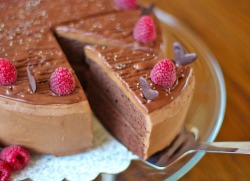 gastrogirl:  quintuple chocolate cake. 