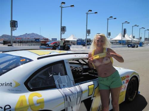 hottiesinpublicwow: JackiMiss Sprint Cup indeed!! Thanks for the Jacki pics. We love them.