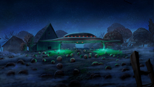 Two Concepts For The Holiday Short Monsters Vs Pumpkins