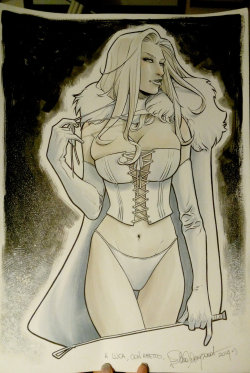 radiationdude:  Emma Frost commission by