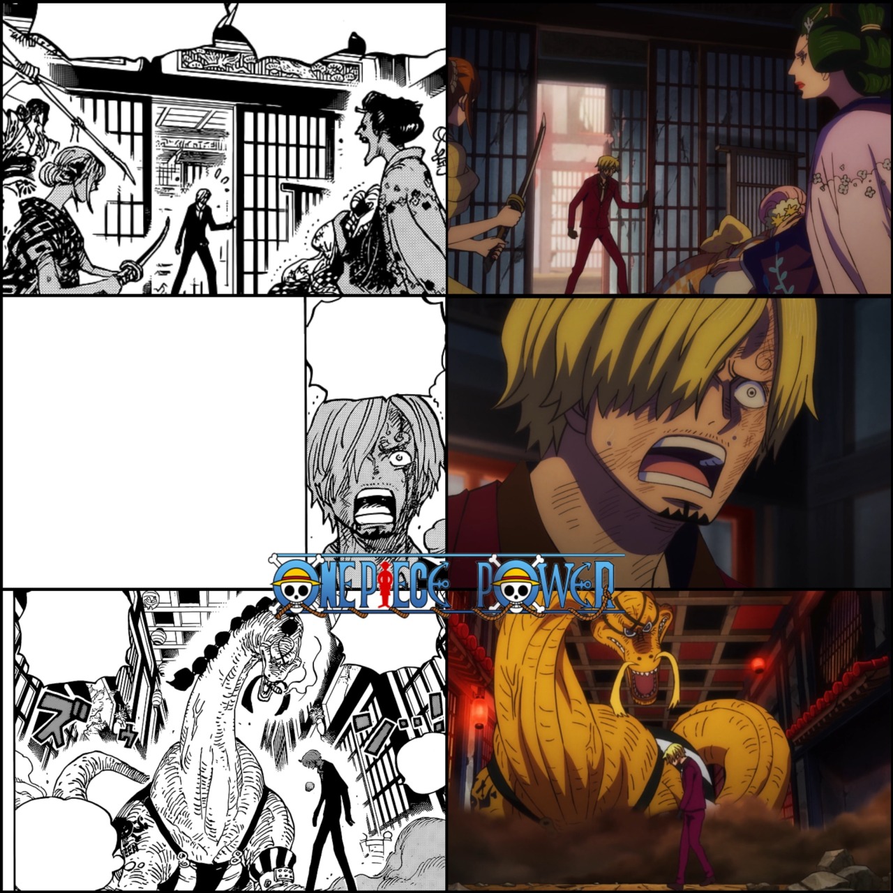 one piece 1057 vs manga｜TikTok Search