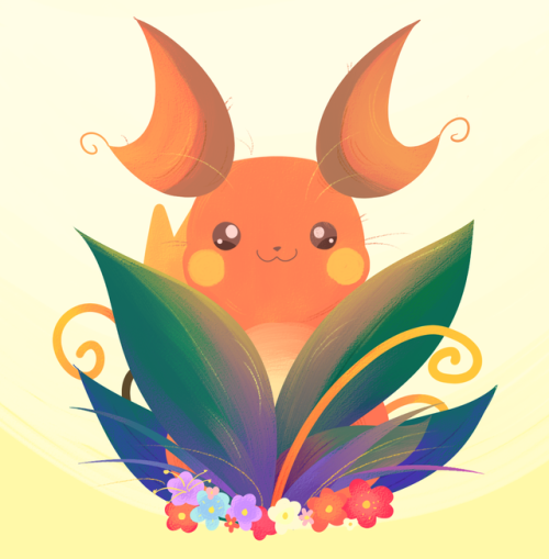 flabebabe:A wild raichu!I want to illustrate children’s books. 