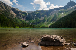 wanderthewood:  Avalanche Lake, Glacier National Park, Montana by synaesthesia24