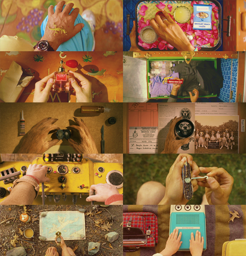 whitelaws:   Wes Anderson | from overhead   hands  