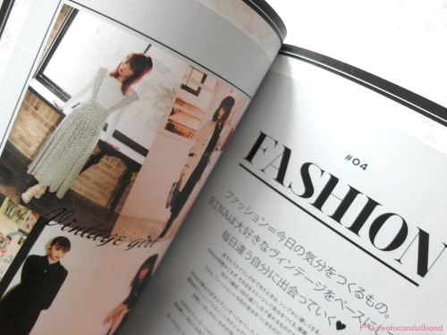 SCANDAL’s RINA; “It’s me RINA” Style Book Translations Part 3 of 5 - FASHION