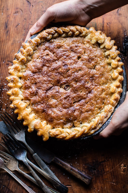 sweetoothgirl:Gooey Chocolate Chip Cookie Pie