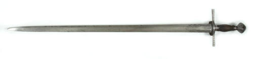 art-of-swords:  European SwordDated: 16th and 19th centuryCulture: GermanMedium: steelThe sword has straight quillons, one side ring, probably dating from the 19th century. The pommel and grip date from circa 1550, but the blade is probably 19th century.