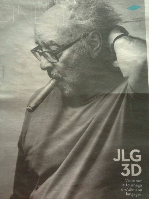 JLG 3D, Libération (en kiosque aujourd'hui)