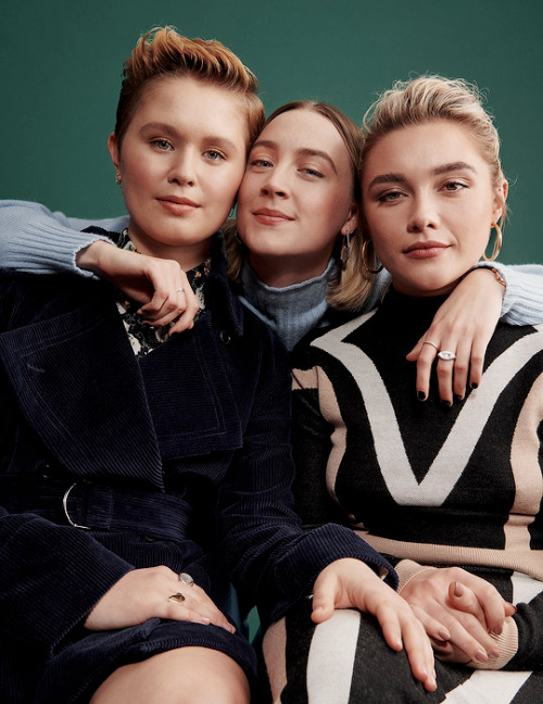 florencepsource: Florence Pugh, Saoirse Ronan, Eliza Scanlen Buzzfeed |  © J. J. Redd