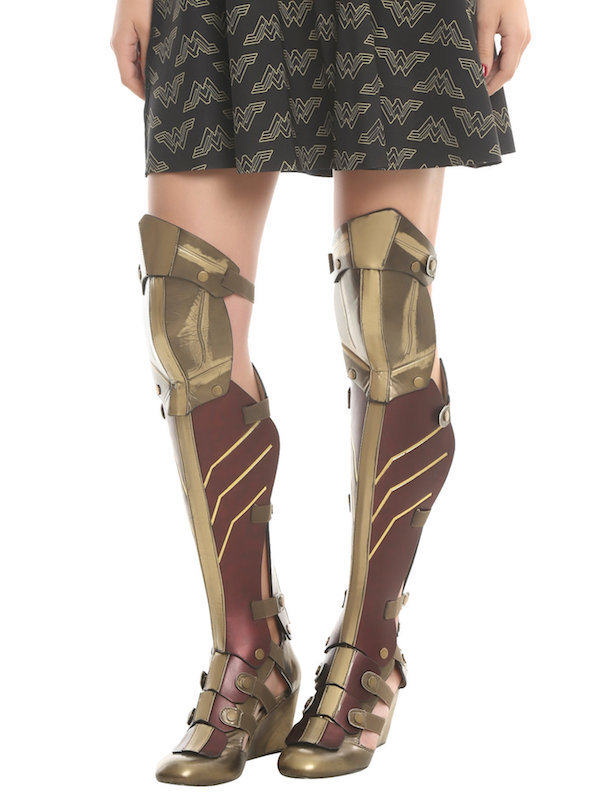 Wonder Woman wedge boots - Tumblr Pics