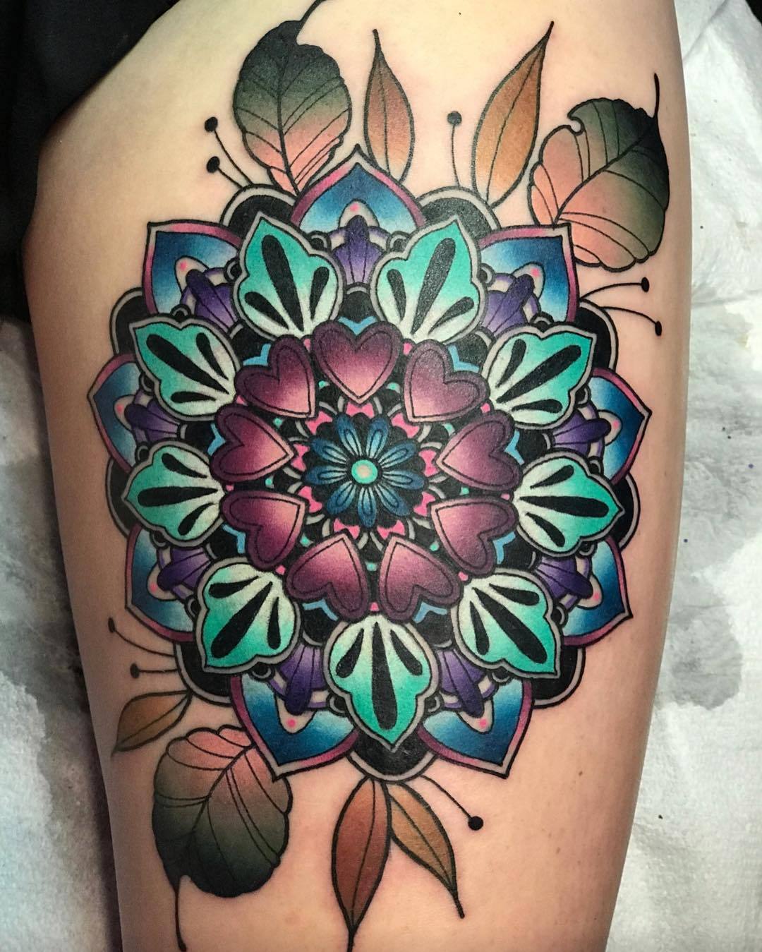 Floral/mandala Half forearm sleeve part one. Fineline tattoo style #tattoo # tattoos #tattooartist #femaletattooartist #supportsmallbu... | Instagram