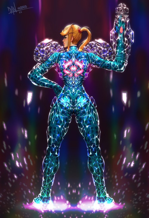 Diamond suit Samus by Danderfull Dan Madrid via Cyberbooty