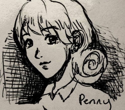 roylover: When you don’t have time to play a game so you draw the characters with only a pen and some paper at work during downtime. ;_; 