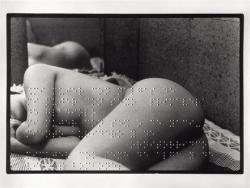 tilikecoelho: León Ferrari  Union Libre (poem by André Breton embossed in Braille on a photograph)  2004 