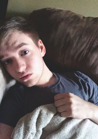 brandonwade:  my only two looks - sleepy and thirsty  He is so cute and sexy!!