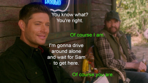 nothingidputbeforeyou: Carry On with captions for the wincest-impaired