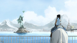 firequeensrules:  Korra’s back The amazing thing about the Avatar series is the fact, that you can actually feel all the emotions of the characters, without  even looking at their faces 