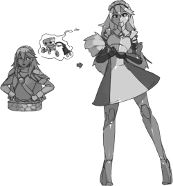 narplebutts: what if Chibi-Robo’s Spirit Posessed Lucina in