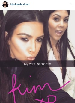 kardashiankills:  KIM GOT SNAPCHAT EVERYONE!!!